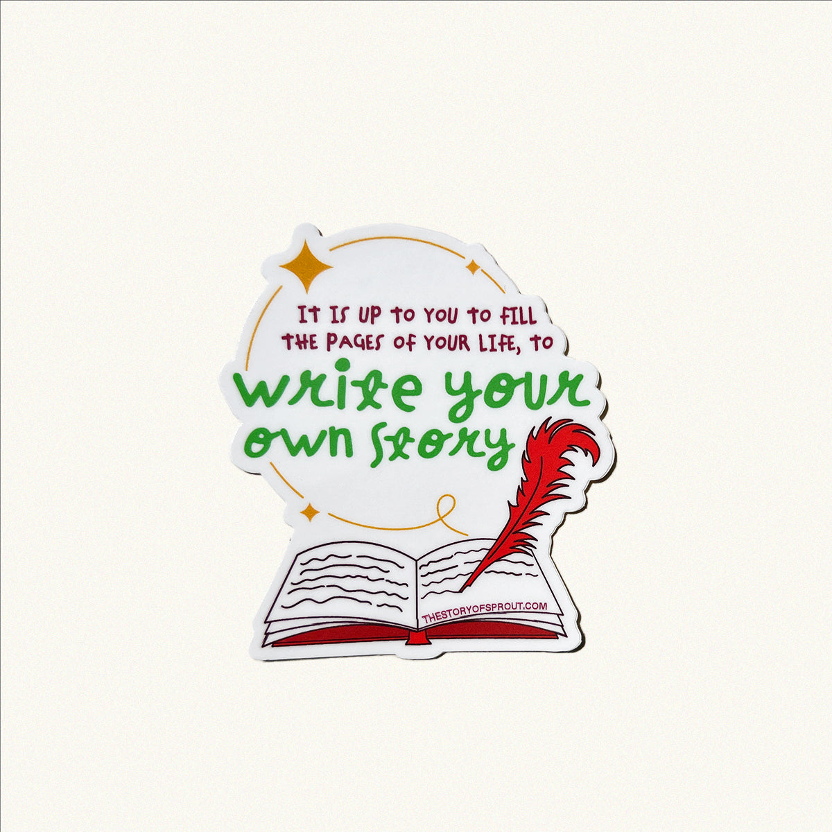Decorative Stickers Based on The Story of Sprout
